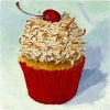Toasted Coconut Cupcake