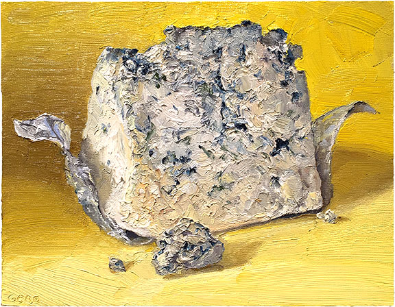 Amablu Blue Cheese, original artwork by Mike Geno