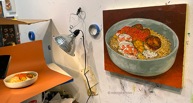  of All-Star Fried Rice, original artwork by Mike Geno