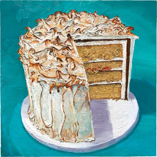 Smores Cake, original artwork by Mike Geno