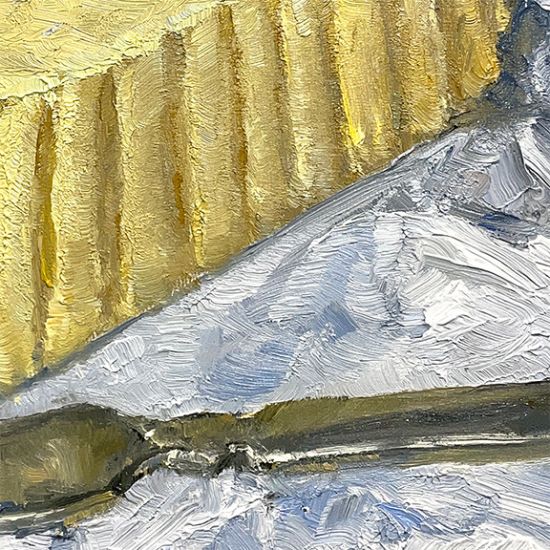 Detail View of Paysan Breton Butter, original artwork by Mike Geno