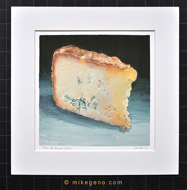 Bleu de Basques Brebis cheese portrait by Mike Geno