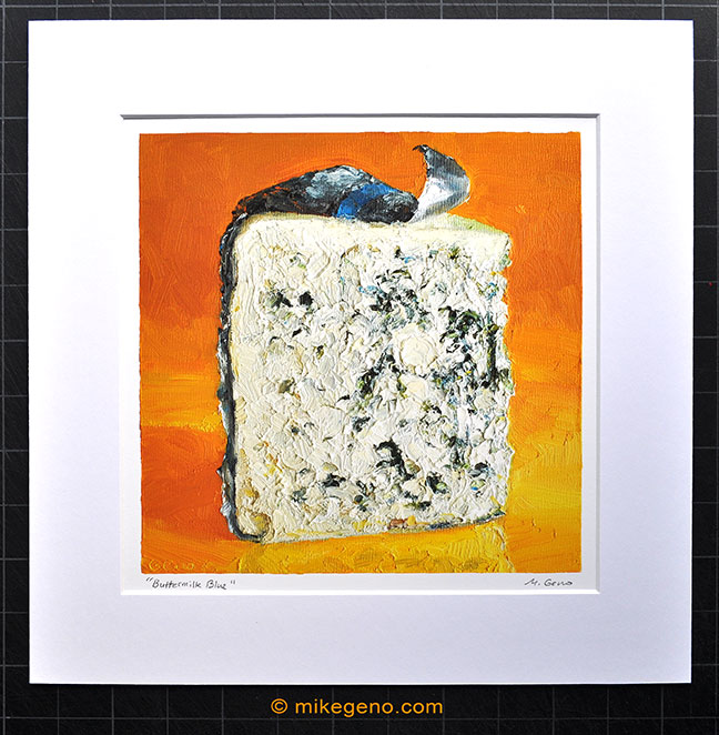 Buttermilk Blue cheese portrait by Mike Geno