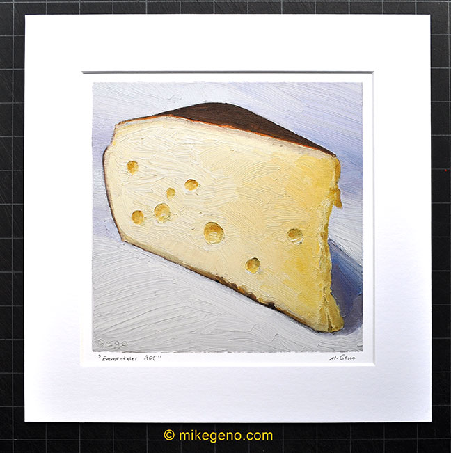 Emmental AOC cheese portrait by Mike Geno