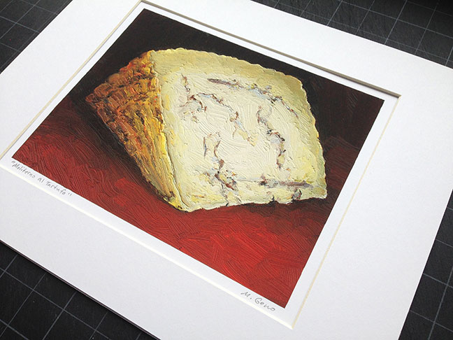 Moliterno al Tartufo cheese print by Mike Geno