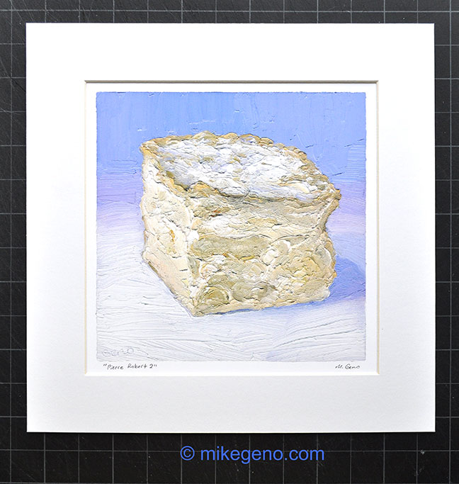 Pierre Robert 2 cheese portrait print by Mike Geno