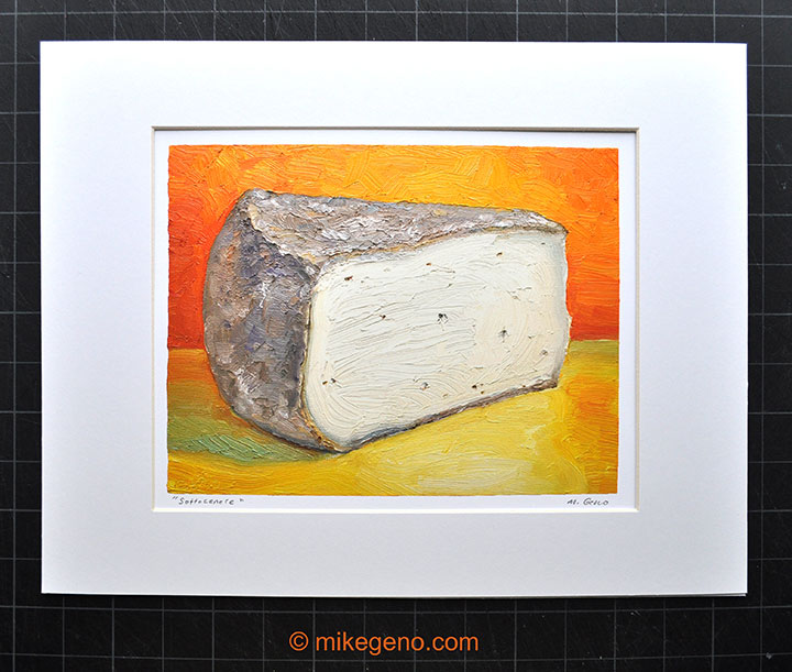 Sottocenere matted cheese portrait print by Mike Geno
