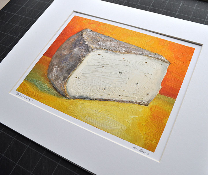 Sottocenere matted cheese portrait print by Mike Geno