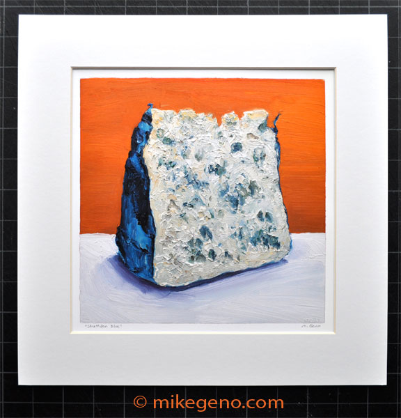 strathdon blue matted print by mike geno