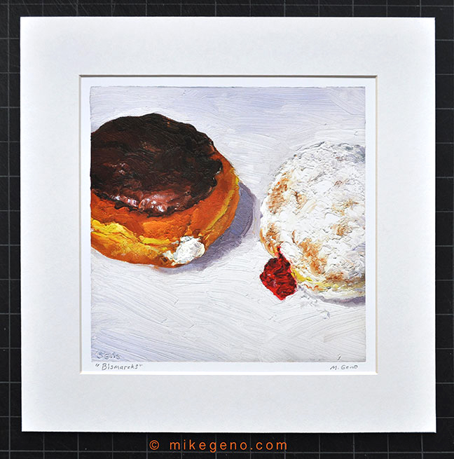 Bismarcks donut print by Mike Geno