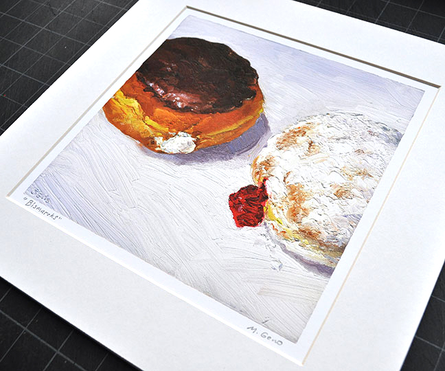 Bismarcks donut print by Mike Geno