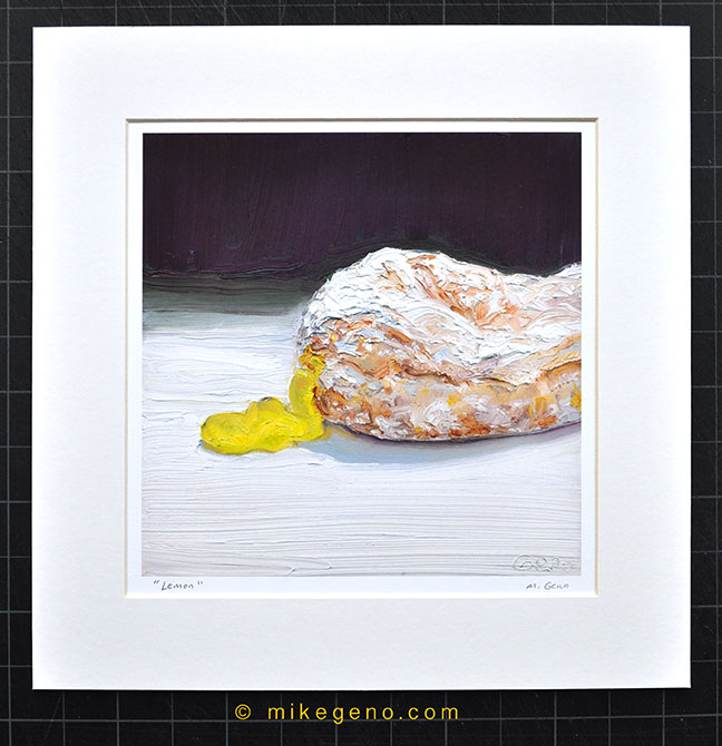 Lemon donut print by Mike Geno