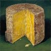 matted print of Montgomery's Clothbound Cheddar Wheel