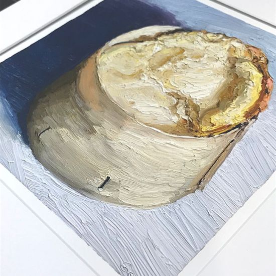 Image 2 of matted print of Vacherin Mont d'Or, original artwork by Mike Geno