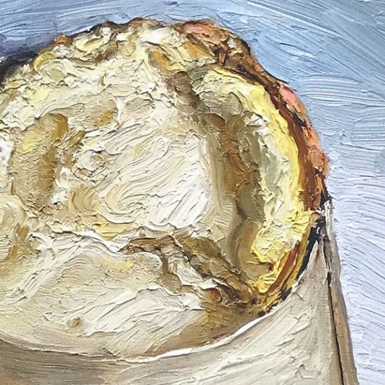 Image 3 of matted print of Vacherin Mont d'Or, original artwork by Mike Geno
