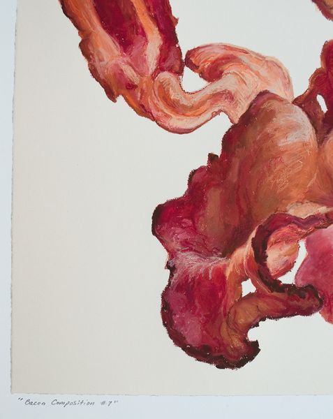 Image 3 of archival print of Bacon Composition 7, original artwork by Mike Geno