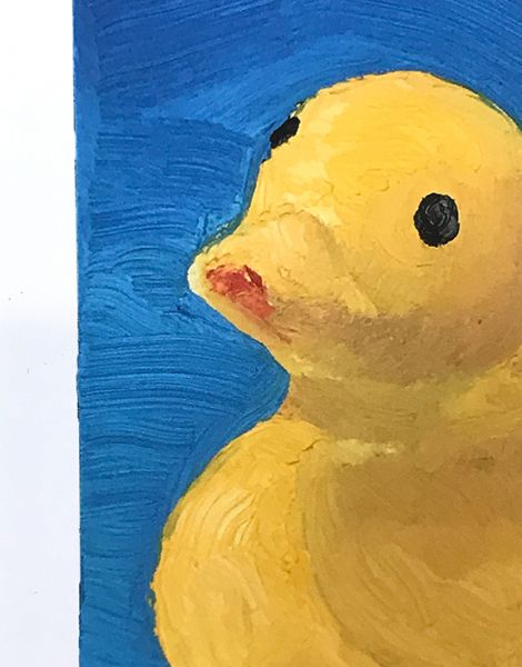 Image 2 of Little Ducky print, original artwork by Mike Geno