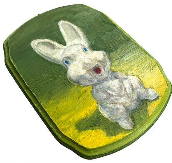 Image 3 of Evil Bunny, original artwork by Mike Geno