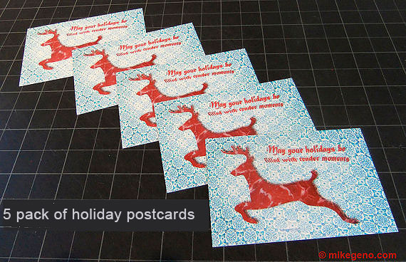 Image 4 of Tender Moments postcards 8 pack, original artwork by Mike Geno